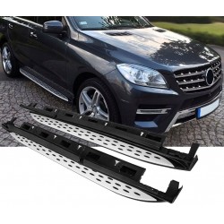 Πλαϊνά σκαλοπάτια AMG look για Mercedes-Benz GLE-Class (W166) 2015 - 2018